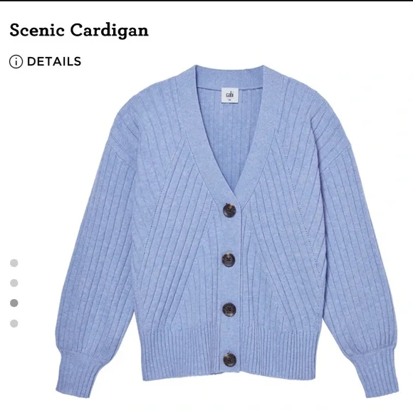CAbi Scenic Cardigan Sweater Elegant Knitwear - Picture 4 of 11